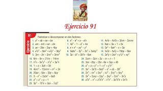 Algebra de Baldor: Ejercicio 91 - Completo