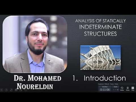 1-Introduction to Statically Indeterminate Structures-Dr. Noureldin