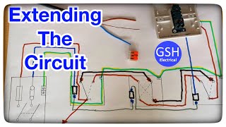 Wiring Diagram Wired Through the Switches Lighting Circuit - Extending the Circuit Adding Downlights