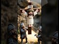 Jesus on the Cross A Felt Miniature Story of Sacrifice and Love #JesusChrist #Crucifixion #Faith