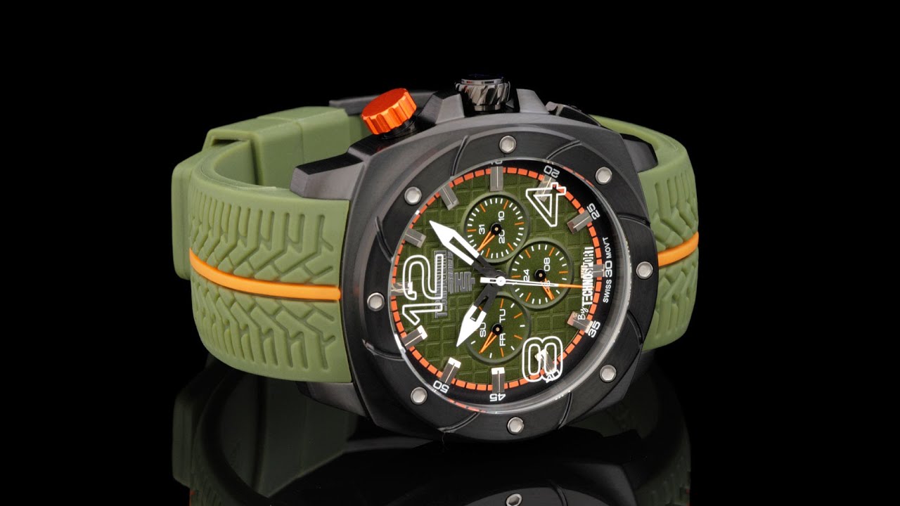 TechnoSport TS-780-1 Unisex 47mm Swiss Parts Multifunction Watch renato raquetes