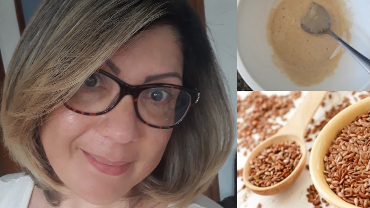 MÁSCARA CASEIRA NUTRITIVA DE LINHAÇA DOURADA 👑 FAÇA VOCÊ MESMO SEU COSMÉTICO CAPILAR 👸🏿👸🏻👸🏼VEGANO