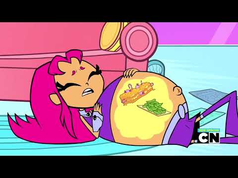 Teen Titans Go! - Starfire's stomach growl 4