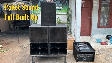 CEK SOUND PESANAN PAKET SOUND HARGA 12 JUTAAN FULLSET SIAP PAKAI