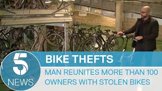 The man who has reunited more than 100 owners with their stolen bikes | 5 News