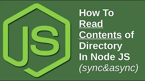 How To Read The Contents Of A Directory In Node JS (Async & Sync) | Java Inspires