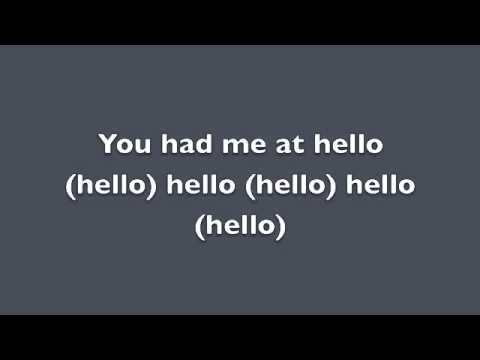 Beyonce-Hello (Lyrics) - YouTube
