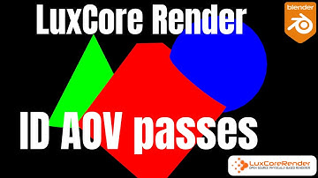 LUXCORE - Rendering RGB ID Pass - Tutorial