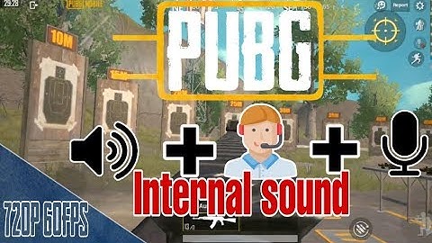 Pubg mobile  record internal audio+mic best settings|| plzz comment for this trick