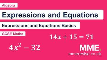 Algebra - Forming Expressions, Equations and Formulae (Video 1)