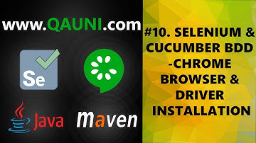 Selenium & Cucumber BDD – Tutorial 10/32: Chrome Browser & Chrome Driver Installation
