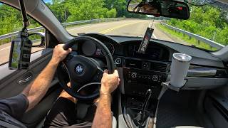 Single Turbo BMW 335i POV | Turbo Flutter & Backroads