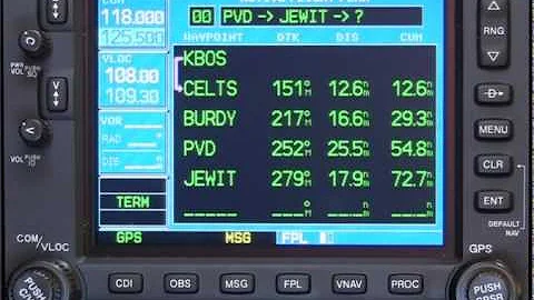 Fast Airway and Waypoint Entry on GNS 430W / GNS 530W