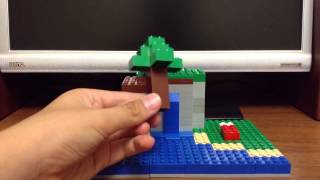 Лего Майнкрафт мир из Lego