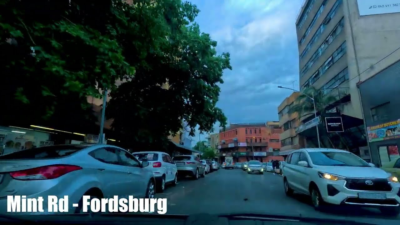 Вождение в Южной Африке || От Фордсбурга до Гринсайда || Йоханнесбург