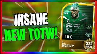 NEW TOTW CARDS ARE HERE! 222 OVR C.J. MOSLEY! | MADDEN MOBILE 23
