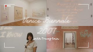 Tracey emin at the 2007 venice biennale ...