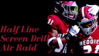 Half Line Screen Drill Air Raid