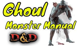 D&D (5e): Monster Manual, Ghouls