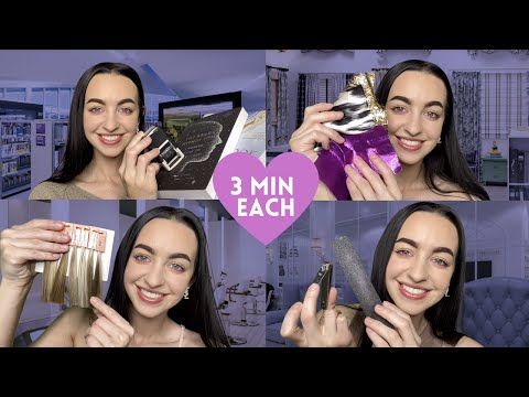 [ASMR] 3 Minute Role Plays | 5 Themes | Soft Spoken