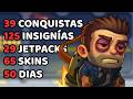 Eu fiz 100 de JETPACK JOYRIDE e custou minha ALMA