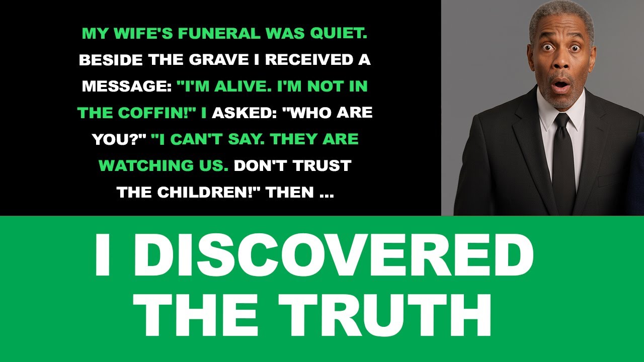 At My Wife’s Funeral, I Got a Message: “I’m Still Alive. Trust No One.”