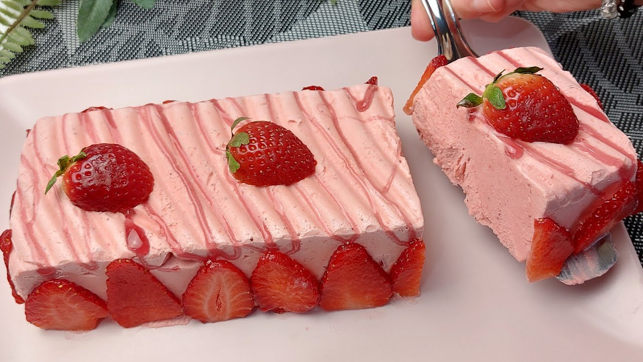 МОРОЖЕНОЕ 4 ИНГРЕДИЕНТА 🍓без мороженицы! Простой рецепт, который понравится всем!