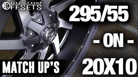 Custom Offsets Match Up: 295/55 R20 on 20x10 -18