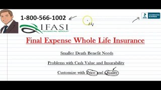 Final Expense Whole Life Insurance - What is Final Expense Whole Life Insurance