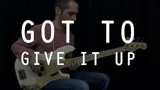 GOT TO GIVE IT UP - Marvin Gaye - Bass Cover /// Bruno Tauzin chords