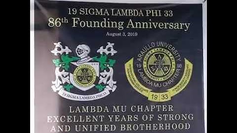 Sigma Lambda Phi1933 Lambda Mu Chapter