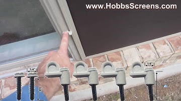 How to Measure & Install Half Arch Shaped Solar Window Screens with Metal Turn Clips