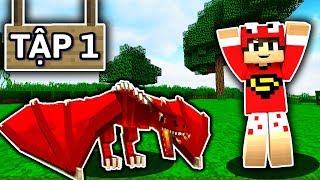 MINECRAFT ĐẢO RỒNG - TẬP 1 | SỞ HỮU CON RỒNG LỬA ĐẦU TIÊN