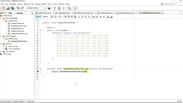 Java Sudoku 7  Create Unit Test