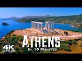 Athens in 10 min   drone aerial 4k 2024  greece 