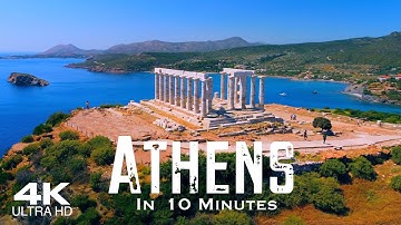 ATHENS IN 10 MIN 🇬🇷 Αθήνα Drone Aerial 4K | GREECE Ελλάδα