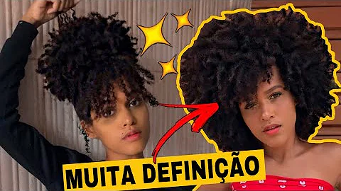 Como definir um cabelo 4B?