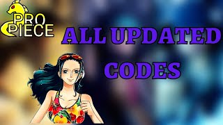 [PRO PIECE] ALL UPDATED CODES