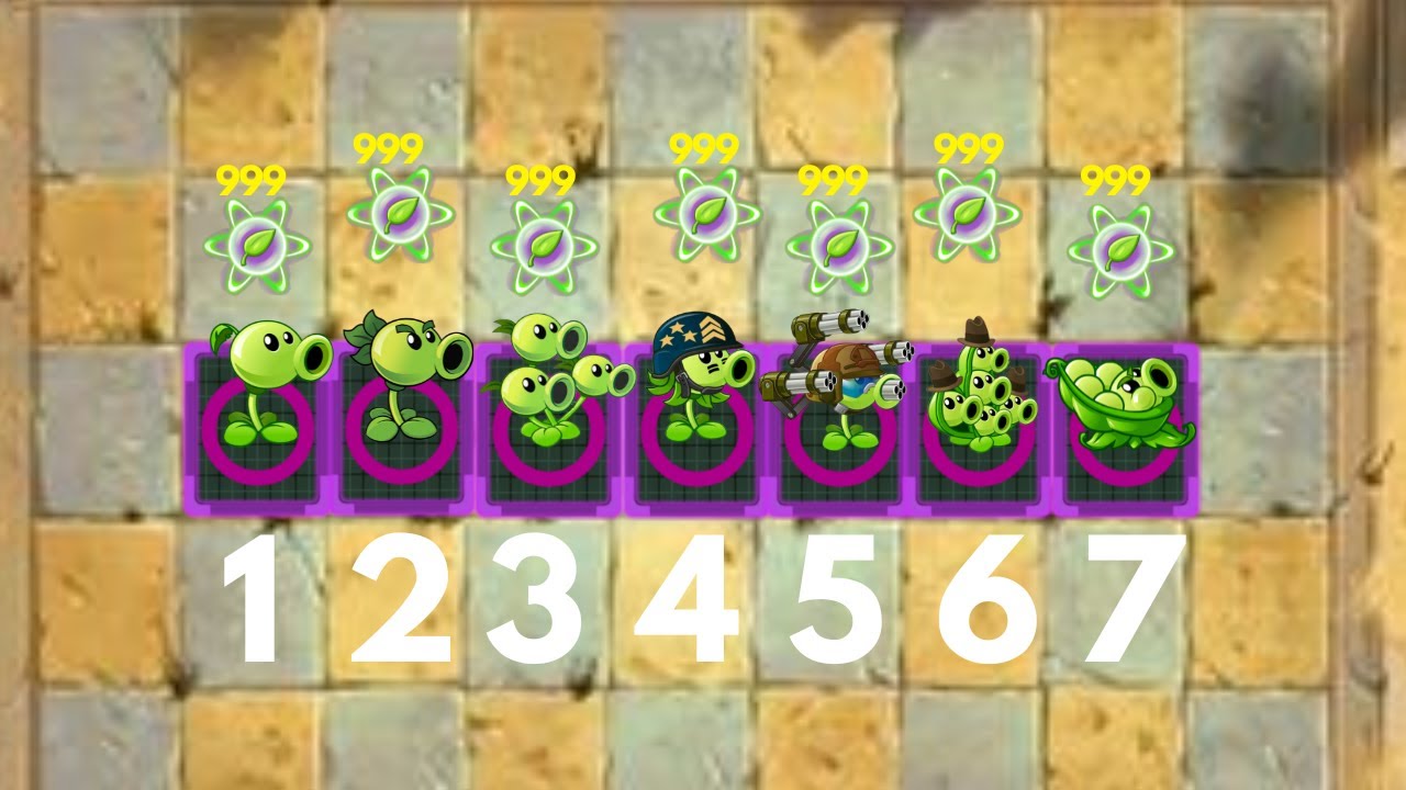 ALL PEASHOOTER MAX LEVEL 999 VS ICE PACKED ZOMBIES AND GARGANTAUR PVZ