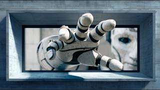 A Robot Trapped Between Dimensions | 2D Anamorphic Illusion