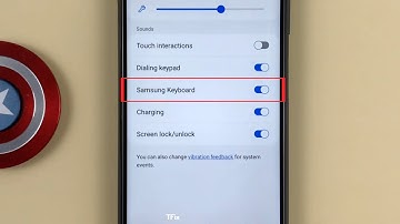 How to enable/disable samsung keyboard typing sound on Samsung A04s Android 13
