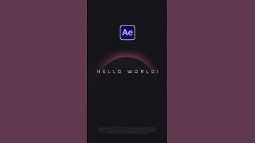 Create Backlit Drop Shadow Motion Graphics in After Effects #tutorial