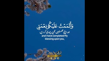 9️⃣✨اليوم أكملت لكم دينكم🤍 سورة المائدة:٣|الشيخ عبدالباسط|Surah al Ma'idah:3|Sheikh Abdul Basit