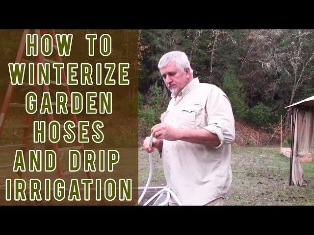 How To Winterize Your Irrigation Lines And Garden Hoses 