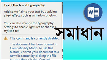How To Enable Text Effects And Typography In Ms Word