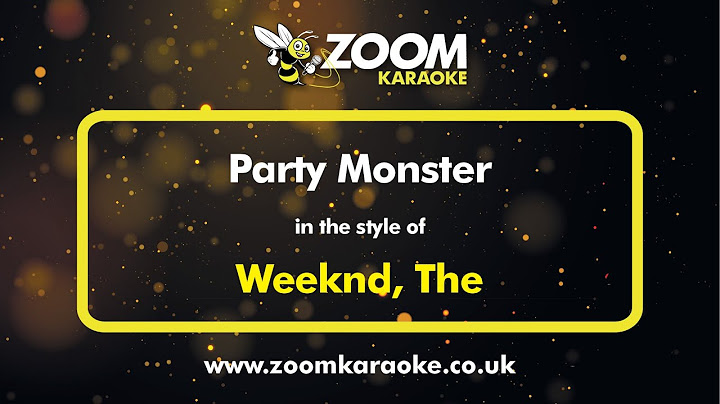 Party Monster Karaoke version - Karaoke performance video thumbnail