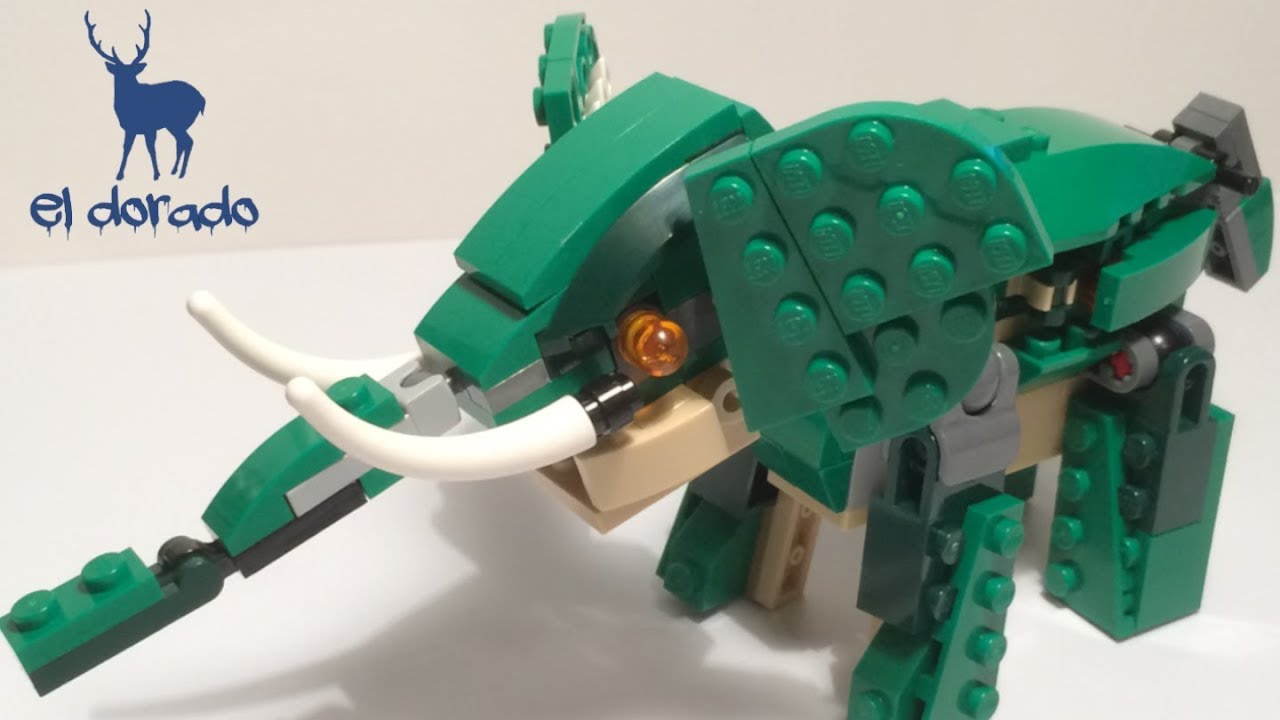 LEGO CREATOR 31058 Alternative - Elephant Construction in Mighty Dinosaurs  MOC / レゴ クリエイター/el dorado