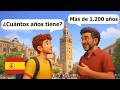 Learn Spanish with Simple Conversations (A1-A2 Level) Learning the sights of Spain