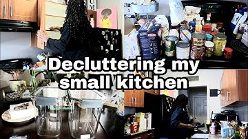 Decluttering & organizing my small kitchen | Spring Cleaning | PART 1