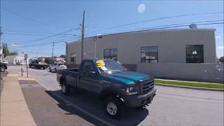2002 Ford F250 F-250 Super Duty XL Blue, 4x4 and 8 Foot Bed